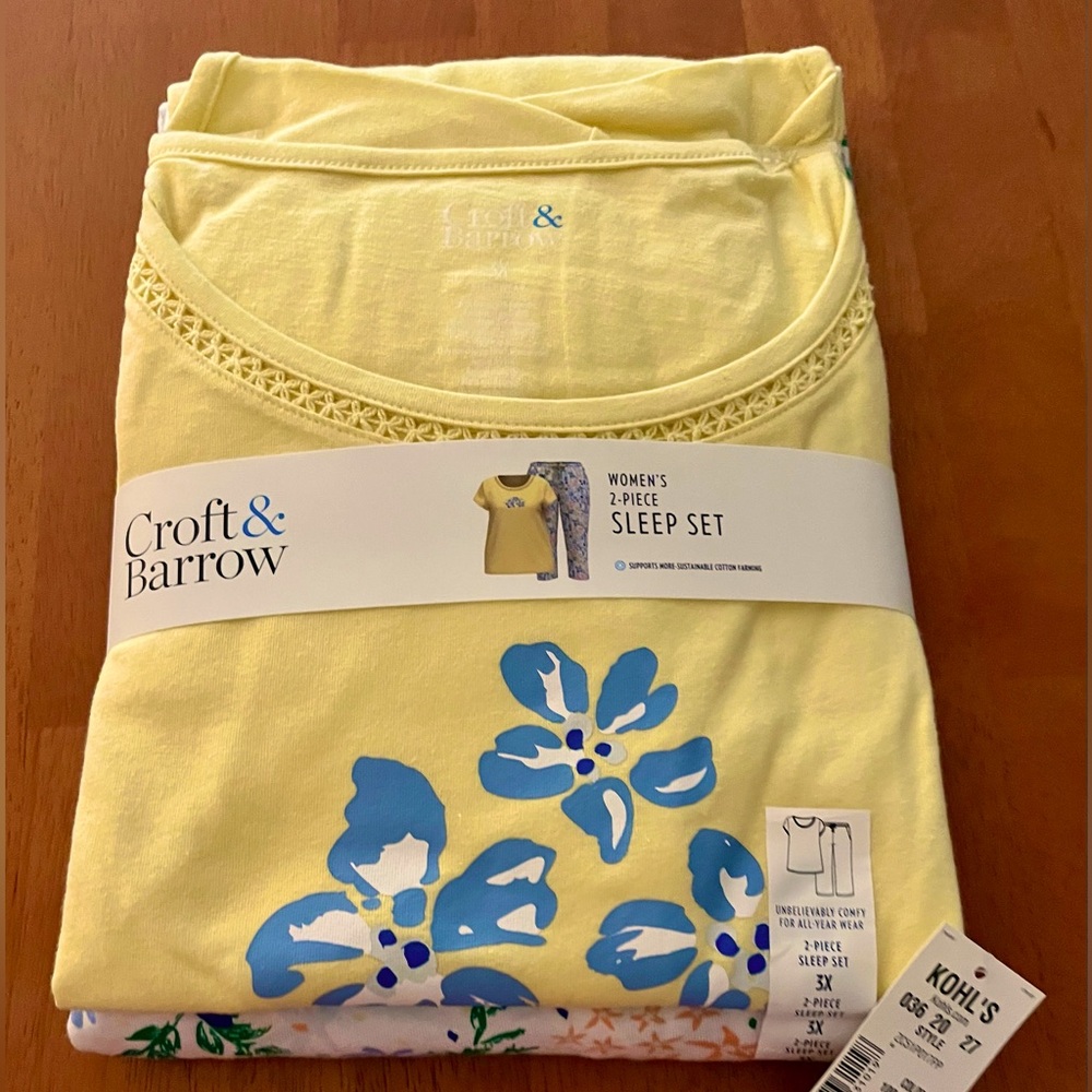 Croft & Barrow Capri Pajama Set